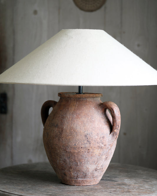 ANTIQUE CLAY LAMP NO. 32