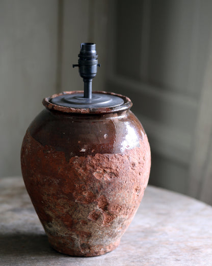 ANTIQUE CLAY LAMP NO. 44