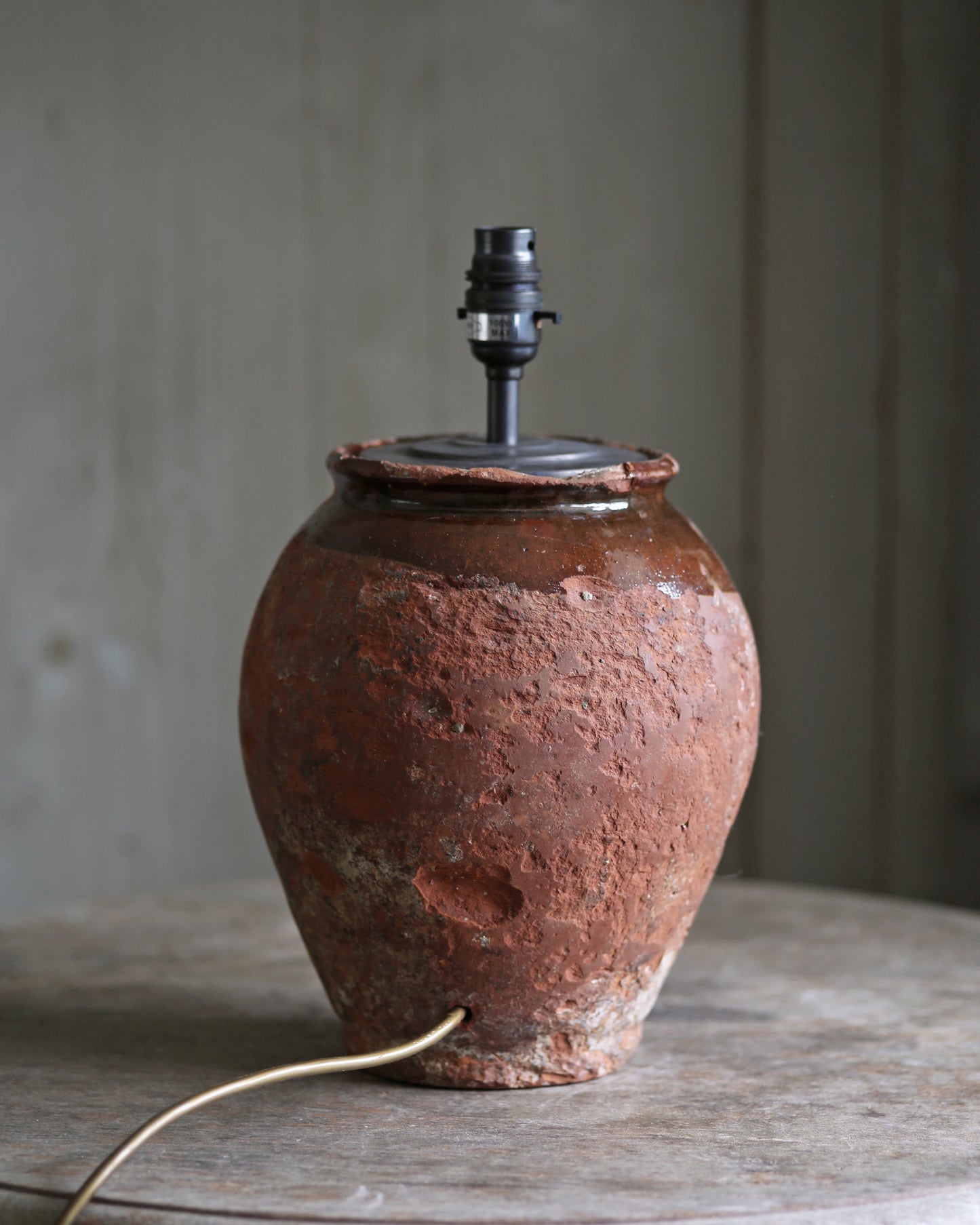 ANTIQUE CLAY LAMP NO. 44