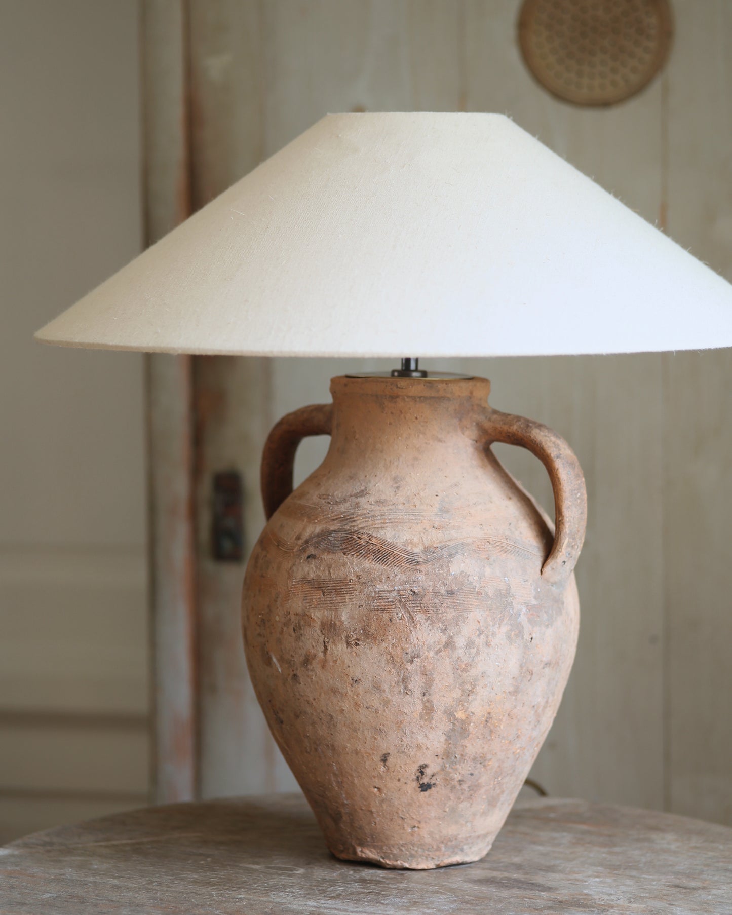 ANTIQUE CLAY LAMP NO. 53