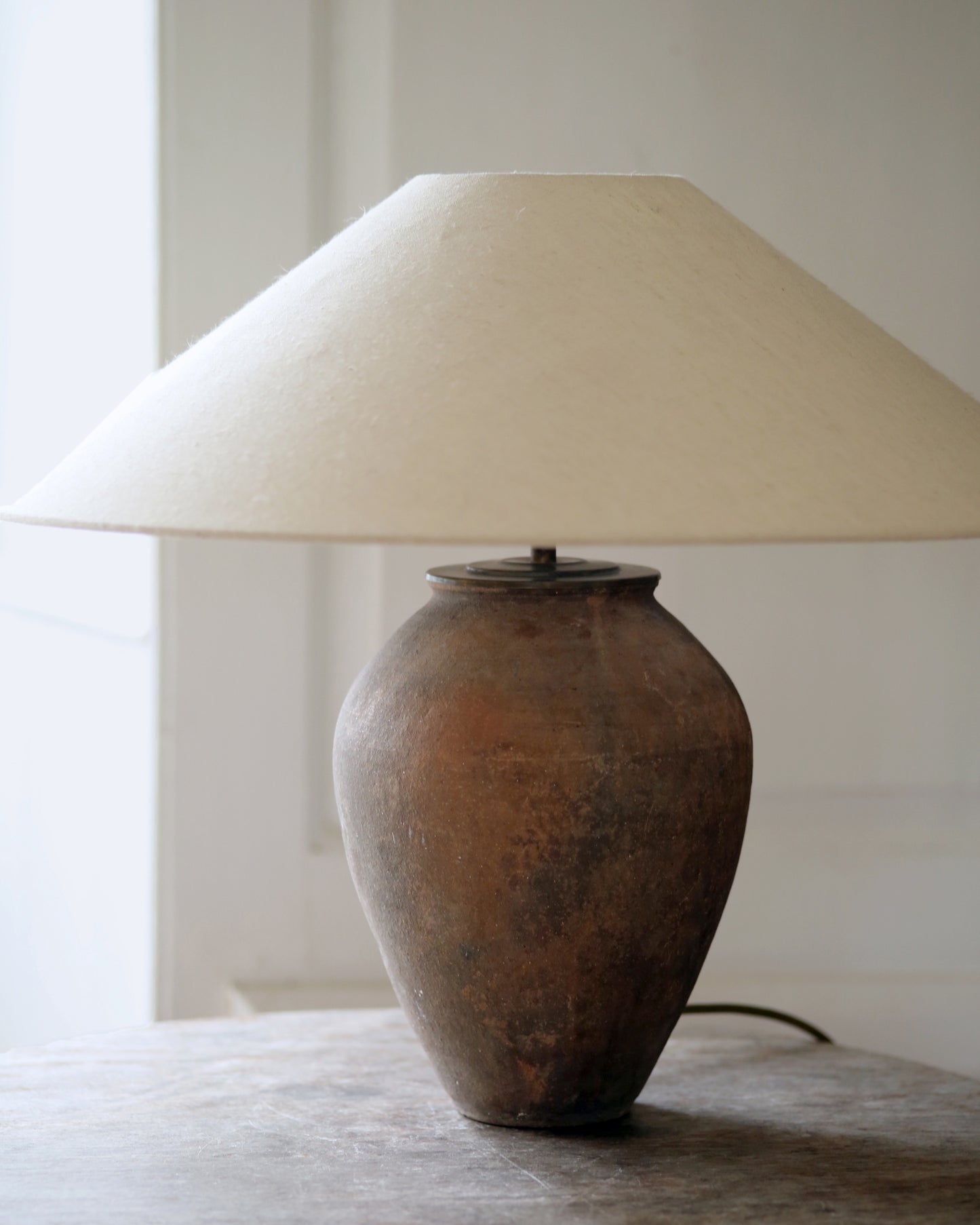 ANTIQUE CLAY LAMP NO. 64