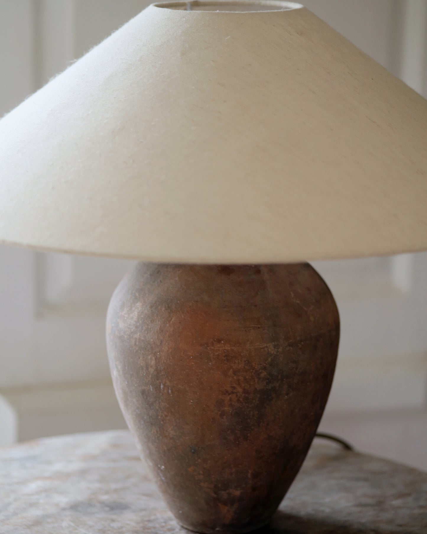 ANTIQUE CLAY LAMP NO. 64