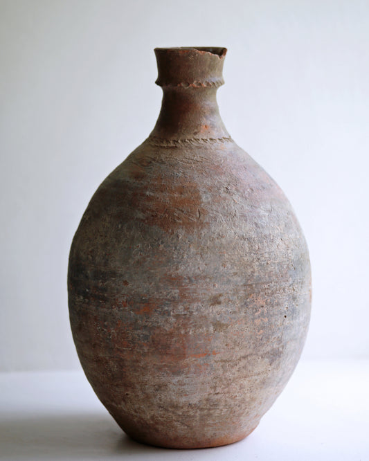 Decorative Turkish amphora with original signs of aged patina