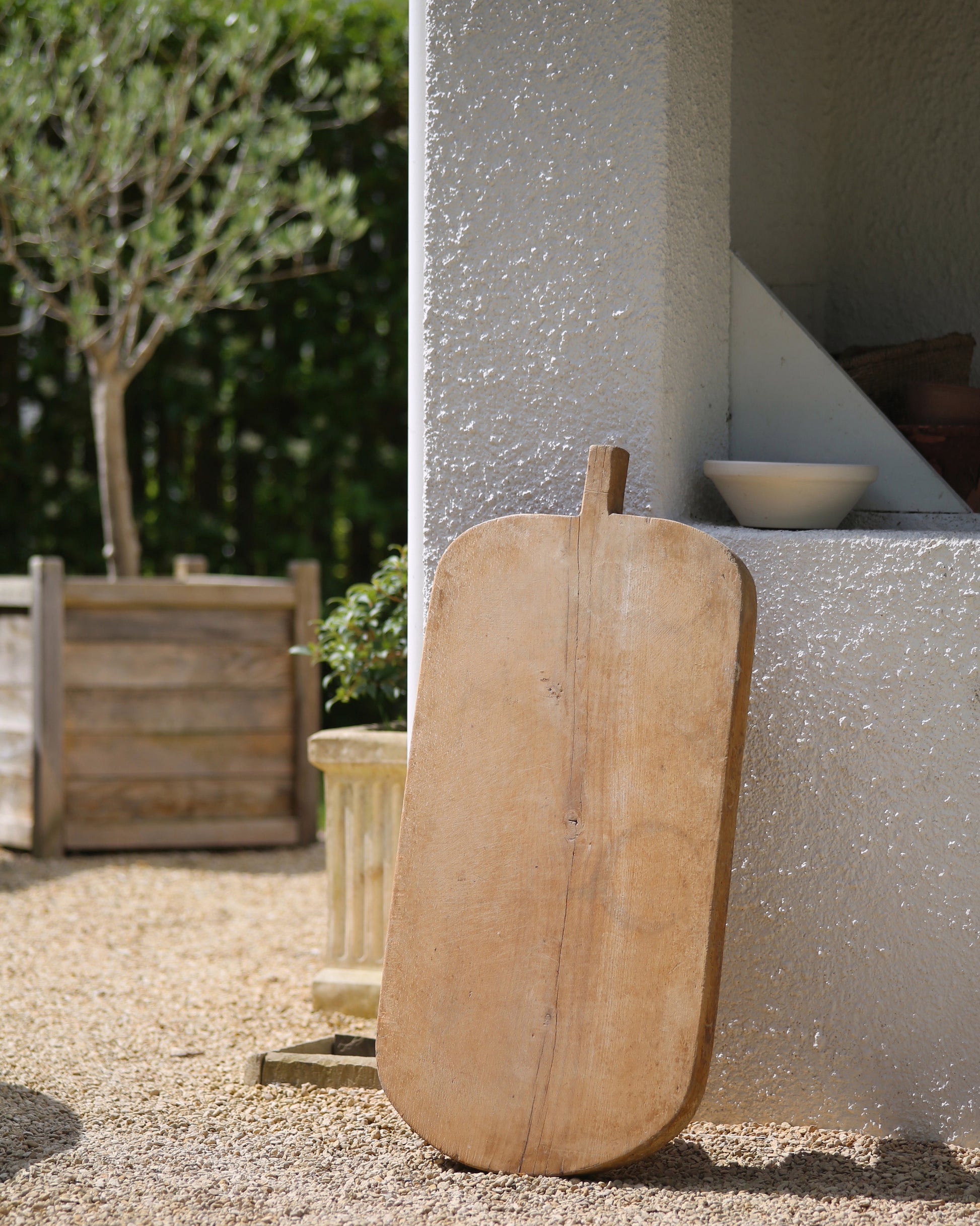 Huge oversized raised serving board for Summer hosting in the garden