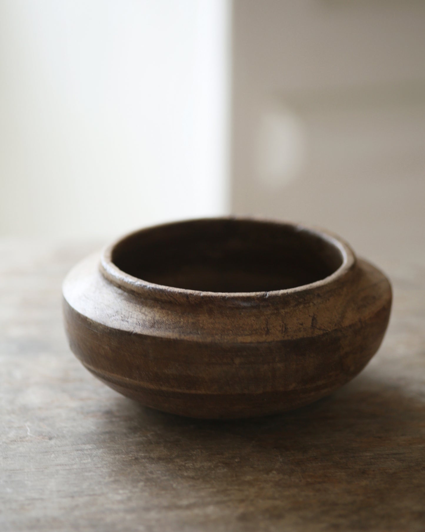 AVREN TURNED WOODEN BOWL