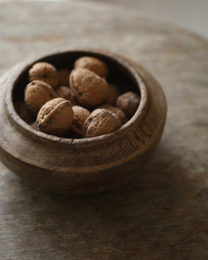 AVREN TURNED WOODEN BOWL